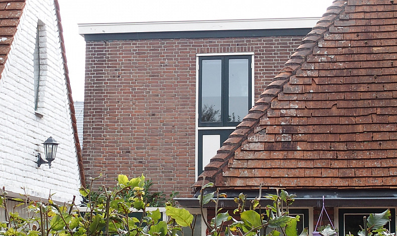 Detail linker zijgevel