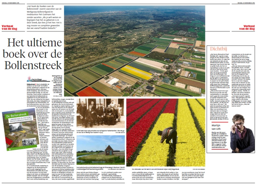 Uit de media: Het ultieme boek over de Bollenstreek