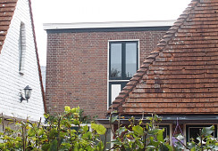 Detail linker zijgevel